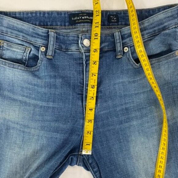 LUCKY BRAND | Blue Mid Rise Ava Skinny Jeans | Size 12/31 - Picture 8 of 12